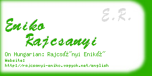 eniko rajcsanyi business card